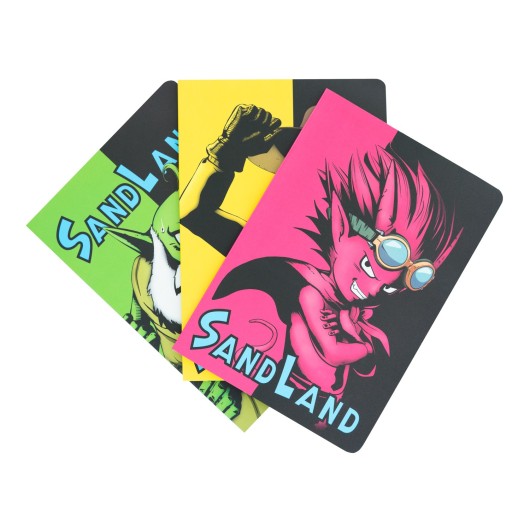 Pack 3 Cadernos A5 Sand Land: Beelzebub, Rao e Thief