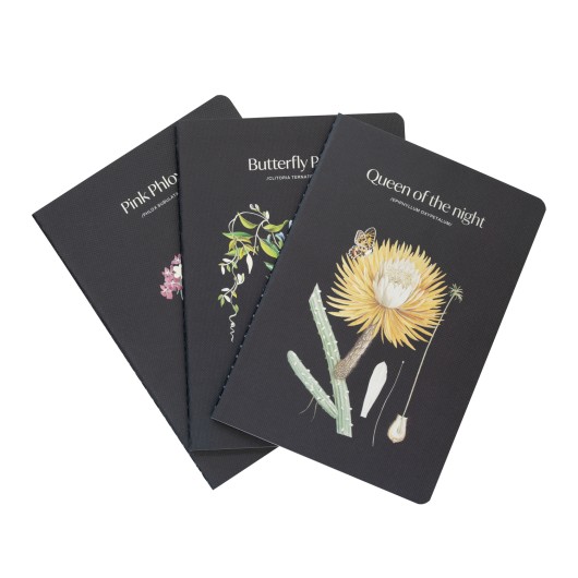 Pack com 3 Cadernos A5 Sleepless Garden