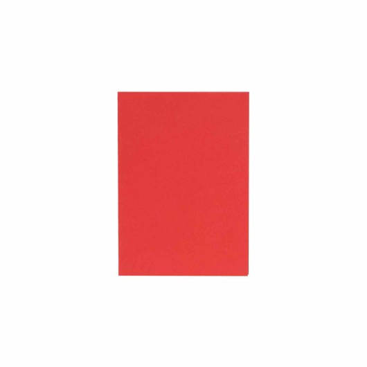 Pack de 5 Cartões A6 Duplos Folder Vermelho