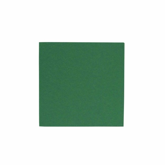 Pack de 5 Tarjetas Cuadradas Duplas Folder Verde Oscuro