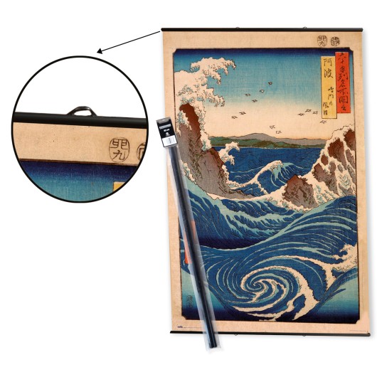 Pack Cabide com Poster Naruto Whirlpools