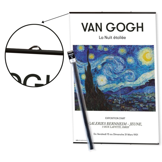 Pack Cabide com Poster Van Gogh: La Nuit Étoilée