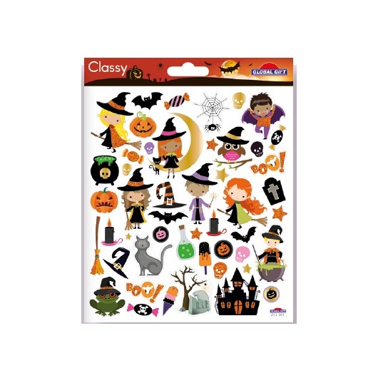 Autocolantes Classy Halloween – Hechiceros e Bruxas