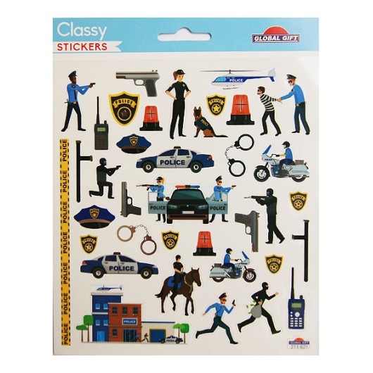 Autocolantes Classy Policiais
