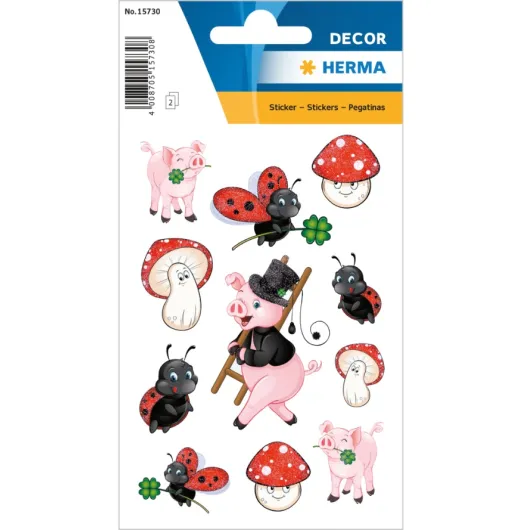Autocolantes Decor Lucky Charm Glittery