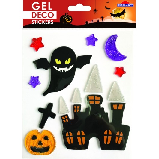 Autocolantes Gel Deco Halloween – Castelo Encantado