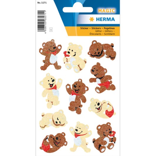Autocolantes Magic Bears Glittery