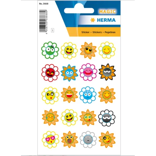 Autocolantes Magic Crazy Suns Puffy