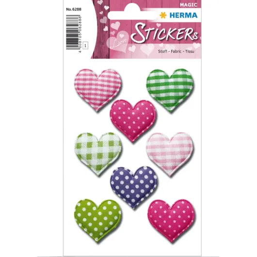 Autocolantes Magic Hearts Fabric