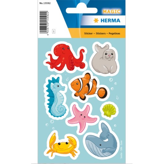 Autocolantes Magic Little Sea Animals Silk