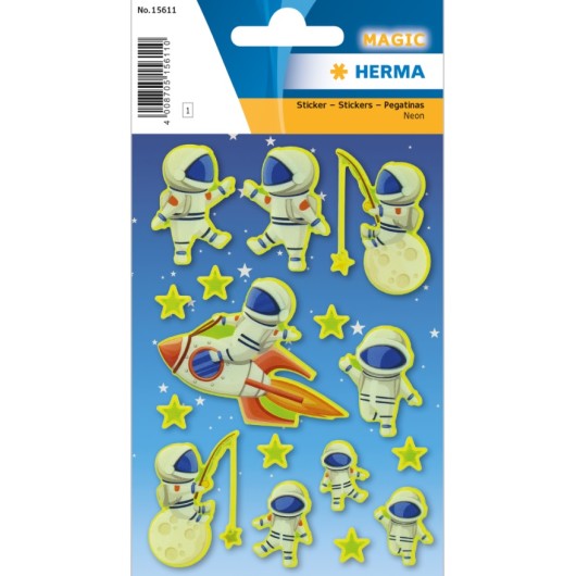 Autocolantes Magic Luca on the Moon Neon