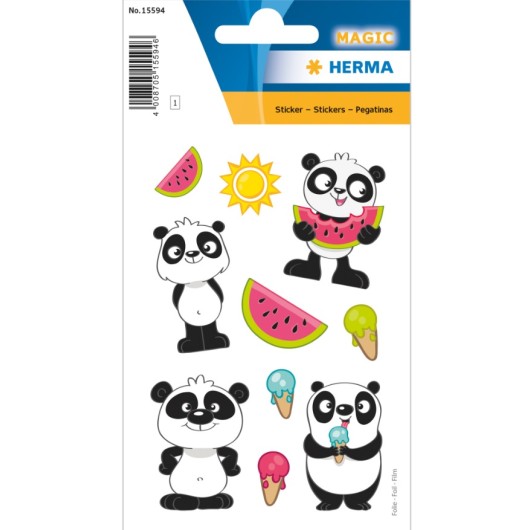 Autocolantes Magic Panda the Little Bear Foil