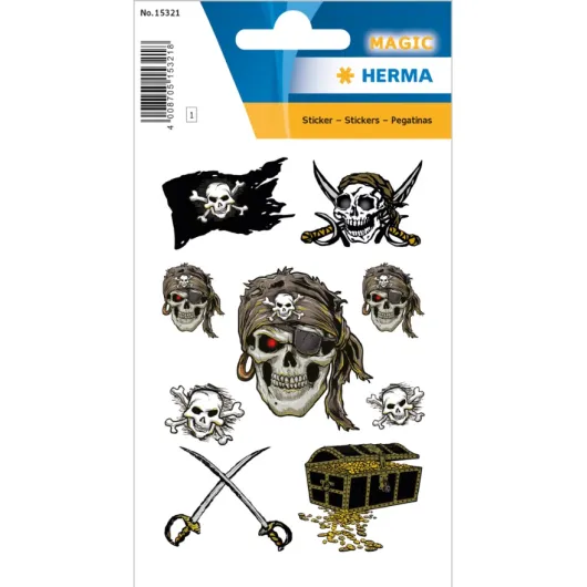 Autocolantes Magic Pirate Glittery Foil