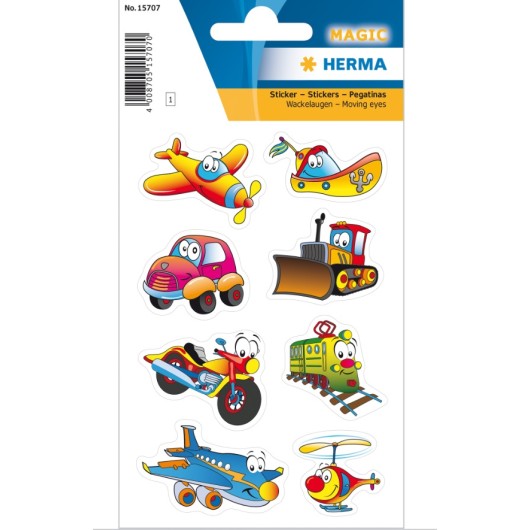 Autocolantes Magic Vehicles Moving Eyes