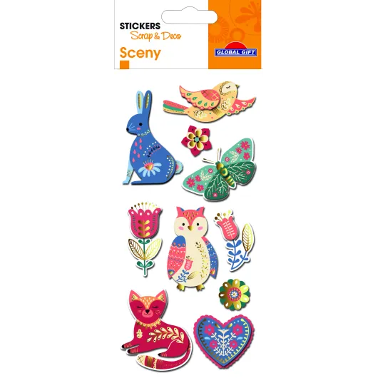 Autocolantes Sceny Scrap & Deco Animales