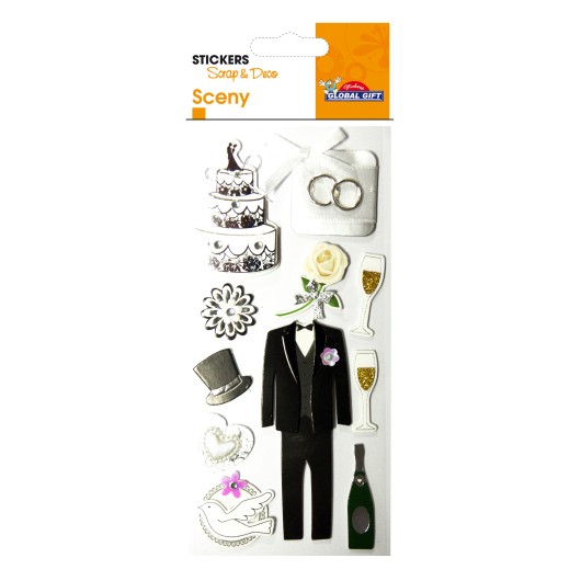 Autocolantes Sceny Scrap & Deco Casamento