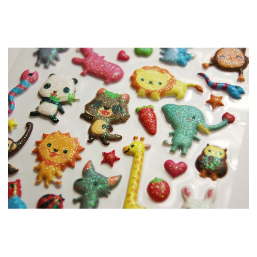 Autocolantes Tweeny Foamy Animais