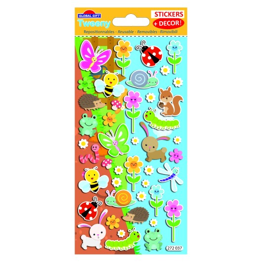 Autocolantes Tweeny Foamy Decor Animais Primavera