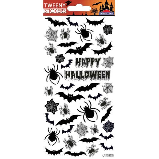 Autocolantes Tweeny Foamy Halloween – Aranhas e Morcegos