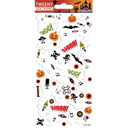 Autocolantes Tweeny Foamy Halloween Fantasmas