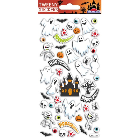 Autocolantes Tweeny Foamy Halloween Fantasmas