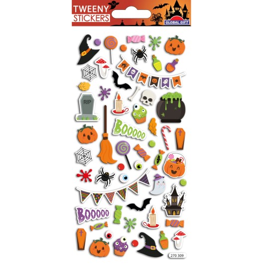 Autocolantes Tweeny Foamy Halloween Multielementos