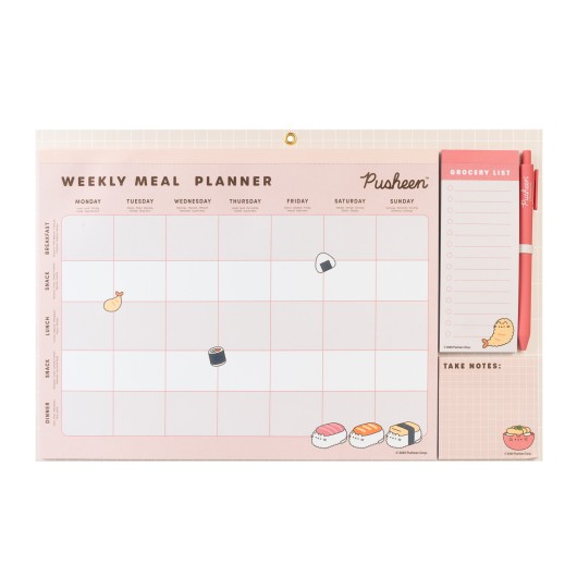 Planificador de Comidas Magnético Pusheen Sushi Roll