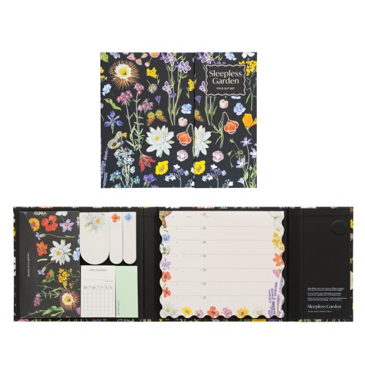 Planificador Semanal com Notas Adesivas – Sleepless Garden