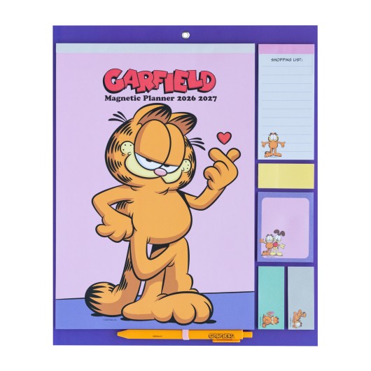 Planner com Imã 2026/2027 Garfield