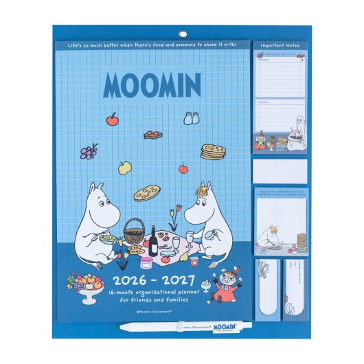 Planner com Íman 2026/2027 Moomin