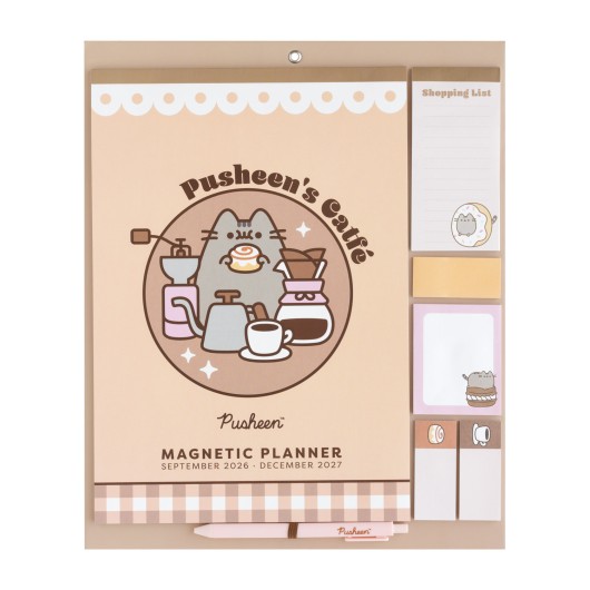Planner com Imã 2026/2027 Pusheen