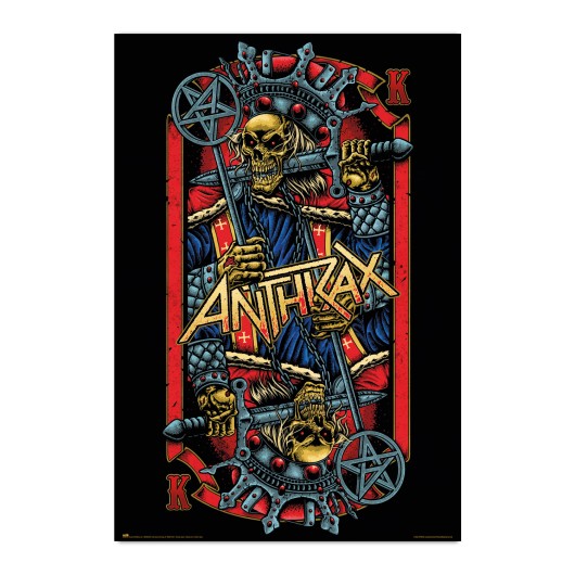 Poster Anthrax Evil Kings