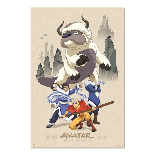 Poster Avatar: A Lenda de Aang – Aventura Épica