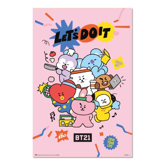 Poster BT21 Let’s Do It