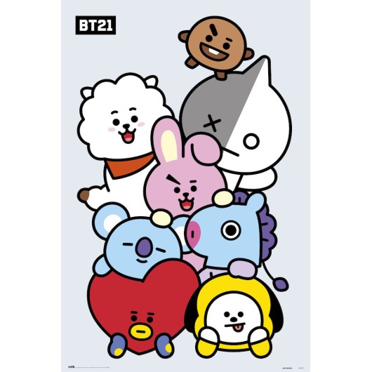 Poster BT21: Personagens