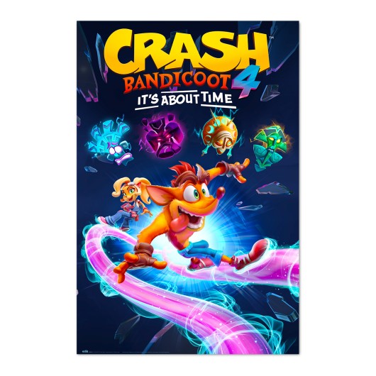 Poster Crash Bandicoot It’s About Time