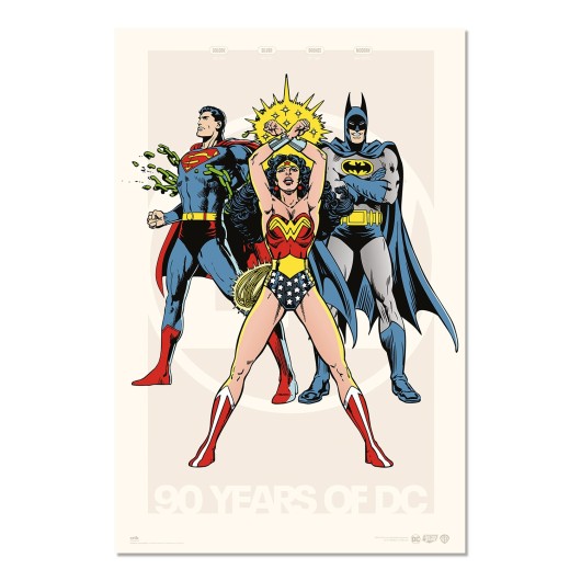 Poster DC Comics 90 Aniversário