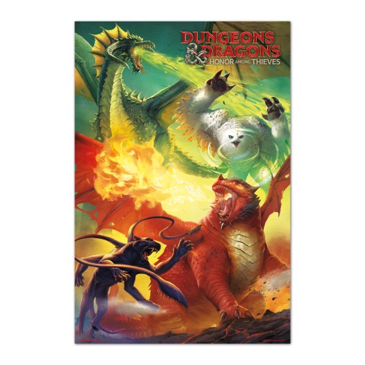 Poster Dungeons & Dragons: Honor Among Thieves Monsters
