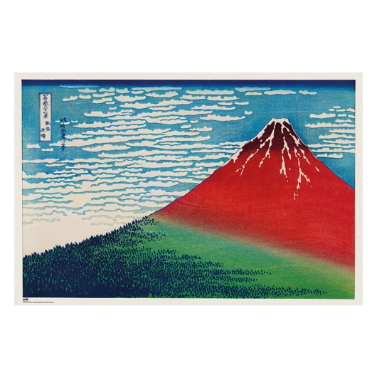 Poster Hokusai Fine Wind, Clear Morning – Papelaria