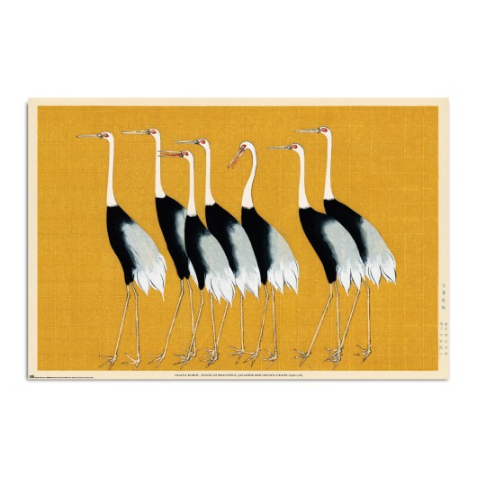 Poster Bando de Grus Vermelhas
