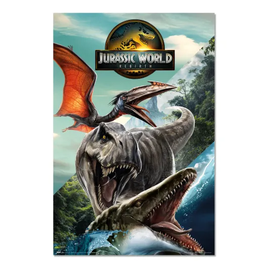 Poster Jurassic World Rebirth – Papelaria Oficial