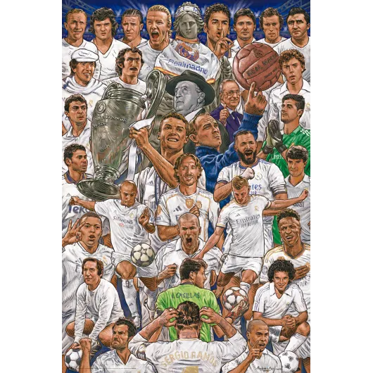 Póster Leyendas do Madrid por Morales de los Rios