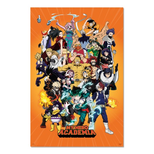 Poster My Hero Academia – Poder e Amizade
