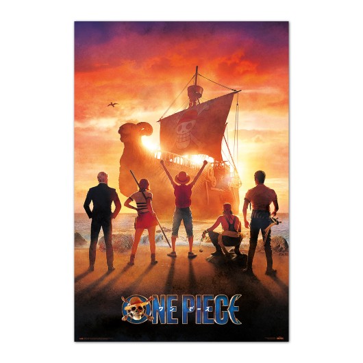 Poster One Piece Netflix Straw Hat Pirates