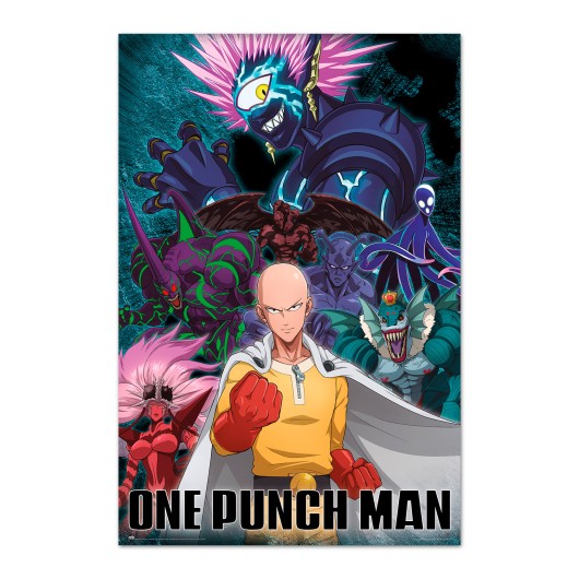 Póster One Punch Man – Saitama vs Vilão