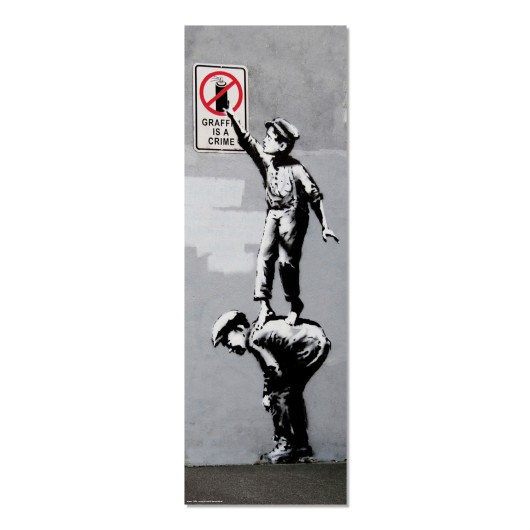 Poster Brandalised Graffiti is a Crime