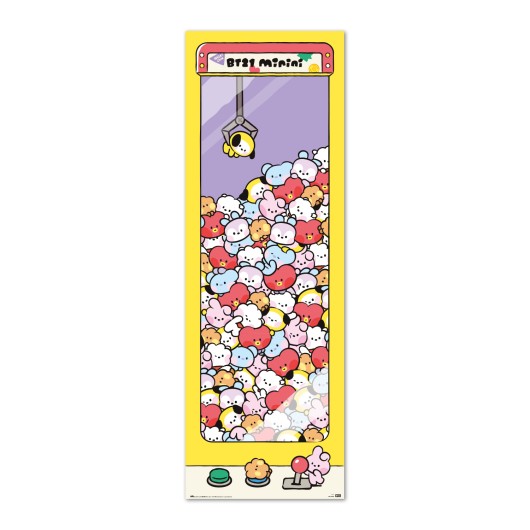 Poster Porta BT21 Arcade Machine – Papelaria Licenciada