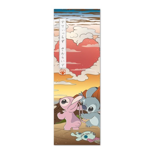 Poster Disney Stitch Japão