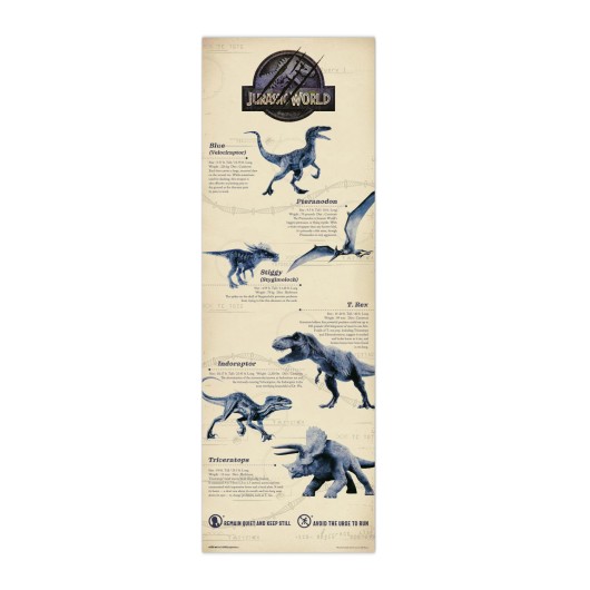 Póster Porta Jurassic World