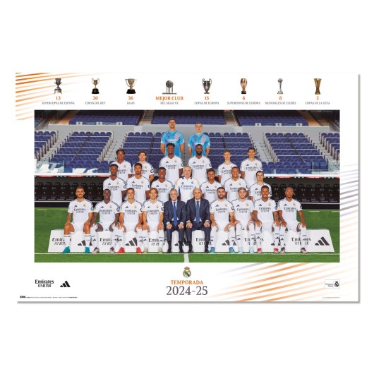 Poster Real Madrid 2024/2025 Plantilha
